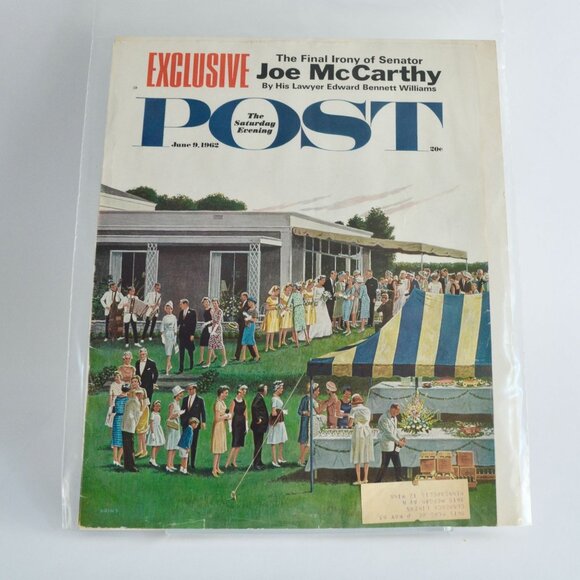 The Saturday Evening Post Magazine COVER June 9 1962 - Picture 1 of 3